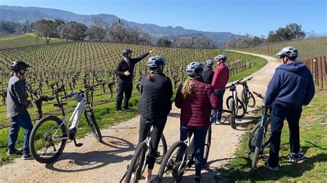 Electric Bike on Vineyard Path