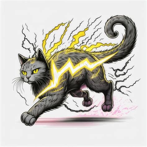 Electric Cat Tattoo