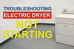 Electric Dryer Won't Start