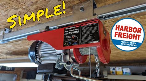 Effortlessly Elevate with the Best Electric Hoist from The Harbor Freight – A Gamechanger in Heavy Lifting!