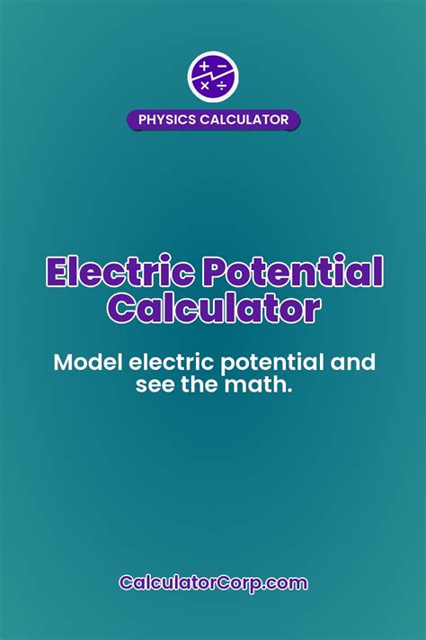 Electric Potential Calculator