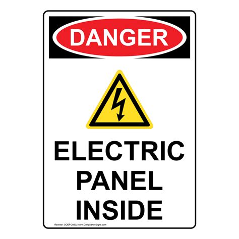 Electrical panel safety requirements