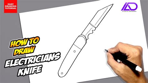 Electrician Knife Drawing