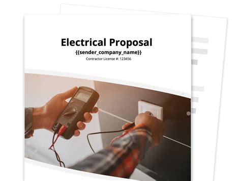 Electrician Proposal Template