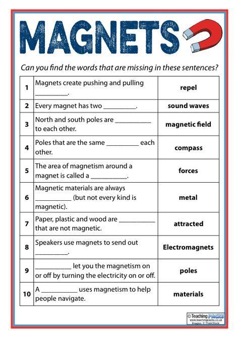Electricity And Magnetism Worksheet