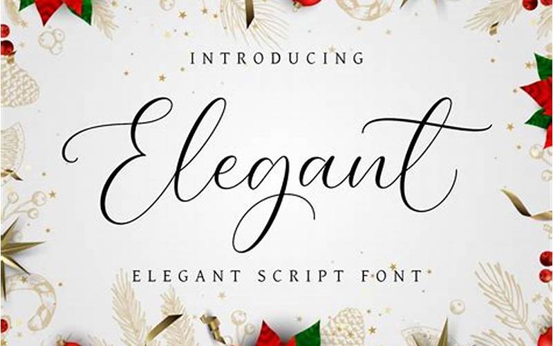Elegant Fonts For Free