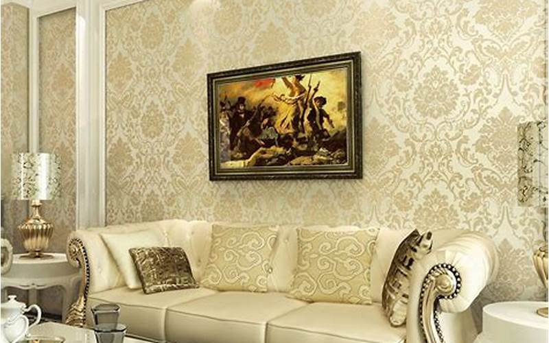 Elegant Wallpaper For Living Room