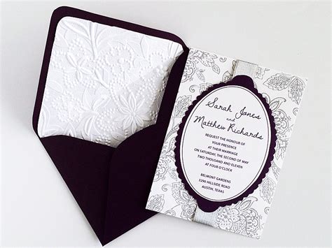 Elegant Wedding Envelope Liner Template Fine Art Envelope Etsy