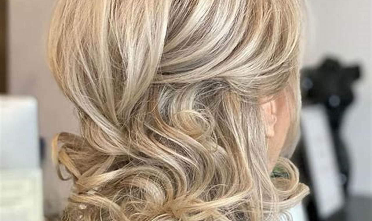 Elegant hairstyles for mother of the bride