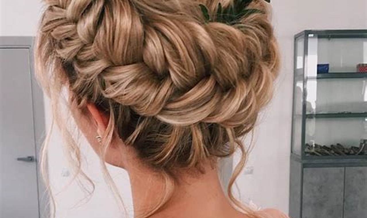 Elegant updo hairstyles for weddings