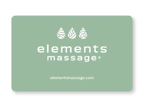 Element Massage Gift Card