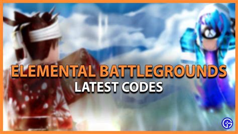 Elemental Battlegrounds Codes - Roblox June 2023 -