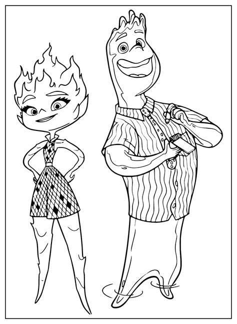 Elemental Coloring Pages