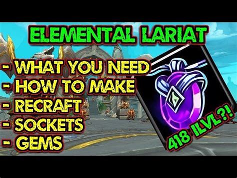 Elemental Lariat Recipe Drop