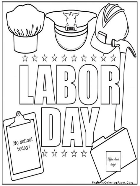 Elementary Labor Day Worksheets