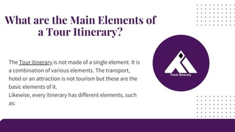 Elements of a Great Tour