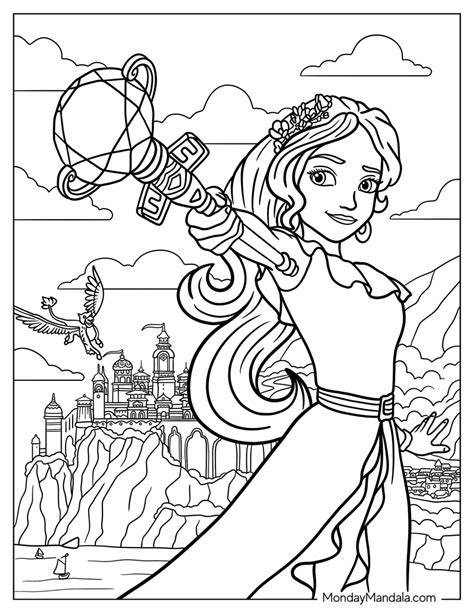 Elena Coloring Pages
