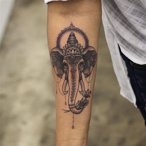 buddhist elephant tattoos Ganesha tattoo, Elephant