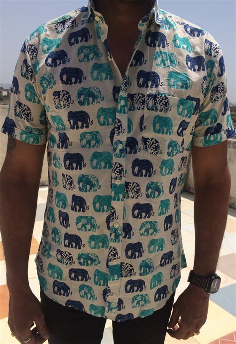 Elephant Print Shirt