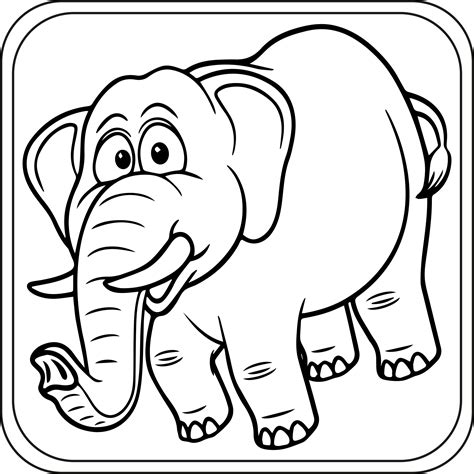 Elephant Coloring Pages For Preschool