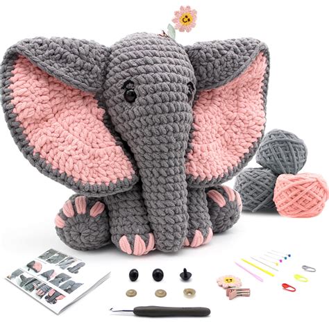 Elephant Crochet Kit