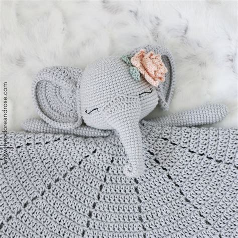 Elephant Crochet Lovey