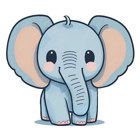 Elephant Cute Baby Animals Cartoon