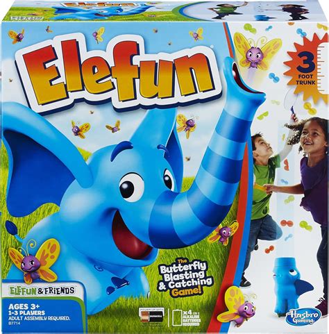 Elephant Game With Butterflies