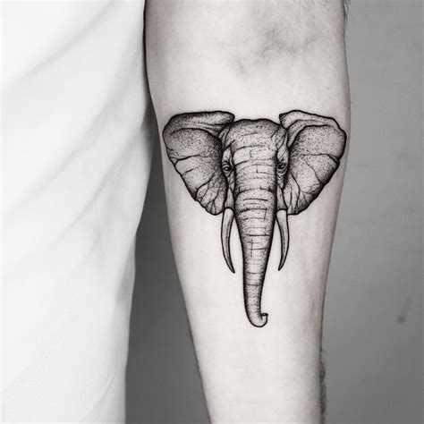 Elephant Head Tattoo