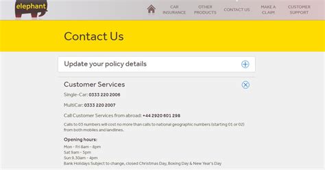 Elephant Insurance Customer Service Contact Number