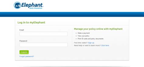 Elephant Insurance Login