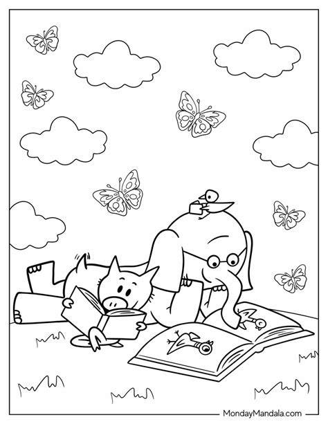 Elephant Piggie Coloring Pages