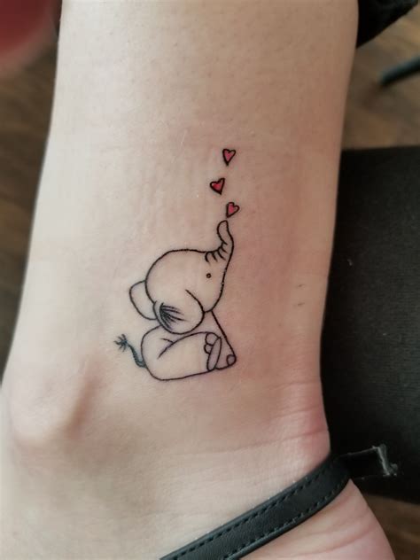 Elephant Tattoo Cute