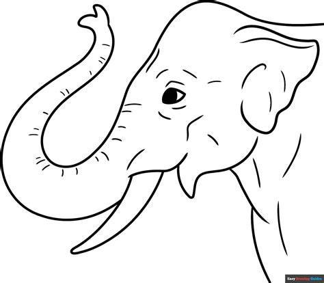 Elephant Trunk Coloring Pages