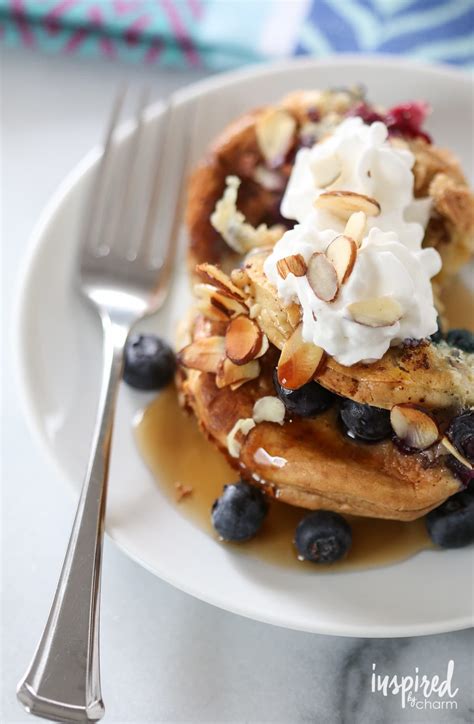 Elevate Breakfast: Blueberry Almond Pancake Bliss