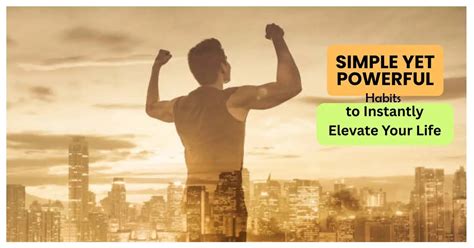 Elevate and Move: Simple Habits