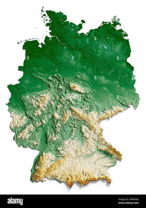 Elevation Map Of Germany