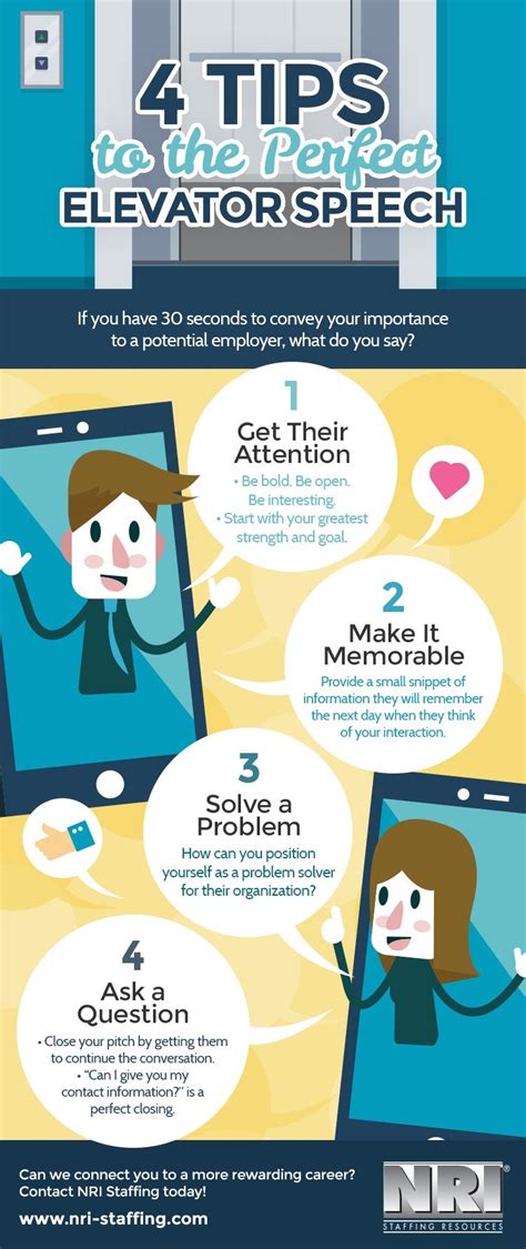 Elevator Speech Tips