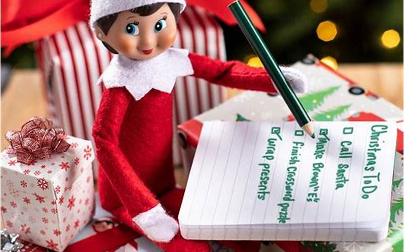 Elf On A Shelf With Gifts For Barbie