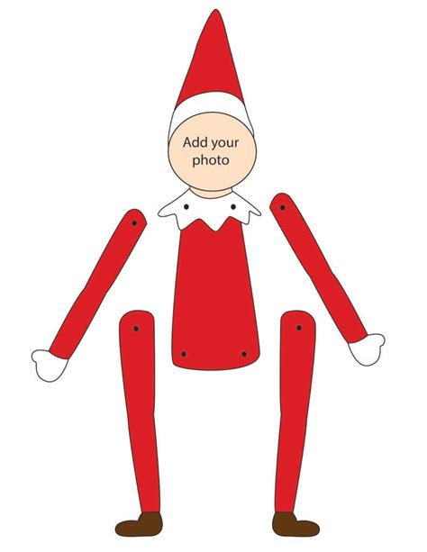 Elf On The Shelf Body Template