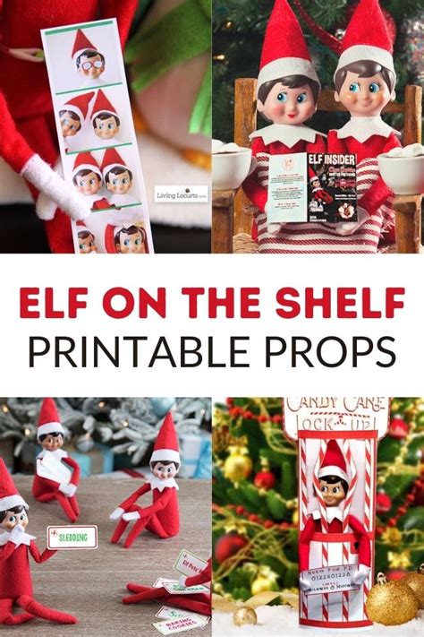 Elf On The Shelf Props Printables