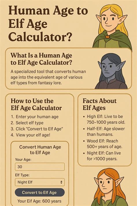 Elf Age Calculator