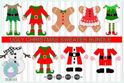 Unleash Your Inner Elf with our Festive Body SVG Collection: Craft Unique Holiday-Themed Designs!
