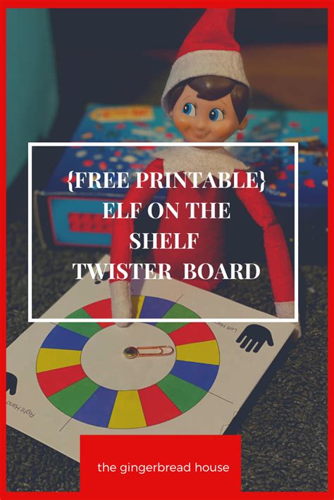 Elf On Shelf Twister Free Printable