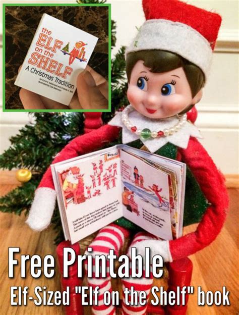 Elf On The Shelf Printable Mini Book