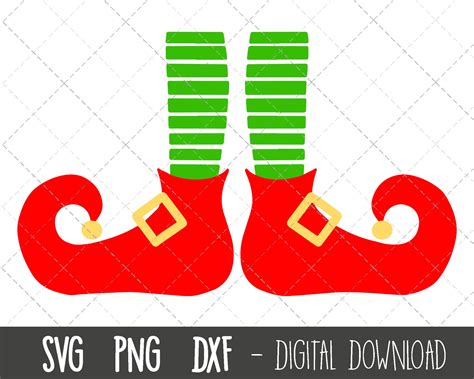 Magical & Free Elf Shoes SVG: Step Up Your Festive Game!