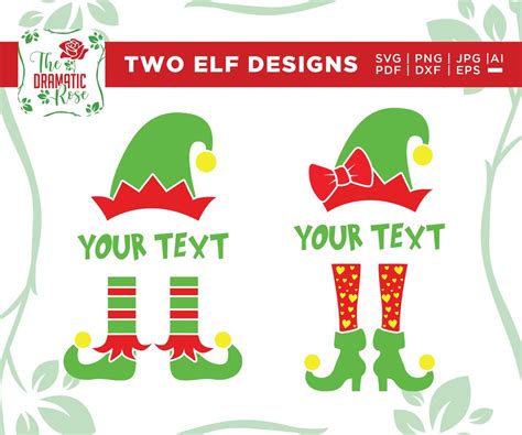 Download Elf Split Monogram Frames SVG File - SVG Design Easy Edite