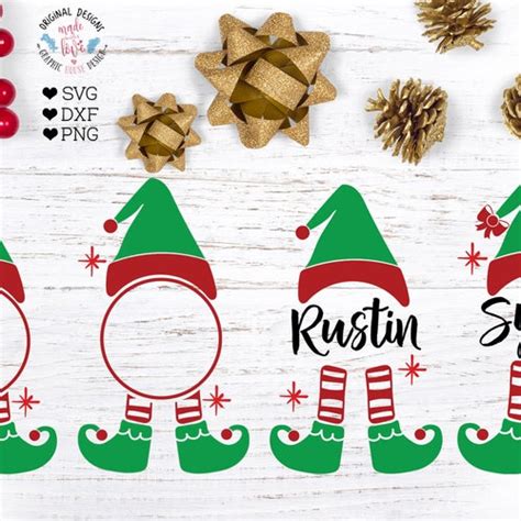 Download Elf Split Monogram Frames SVG File - SVG Design Silhouette Free PSD Mockups