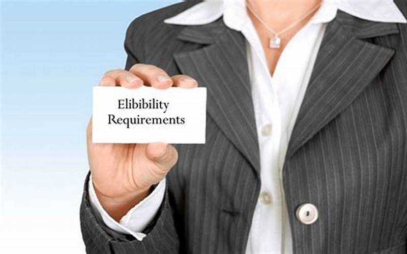 Eligibility Restrictions