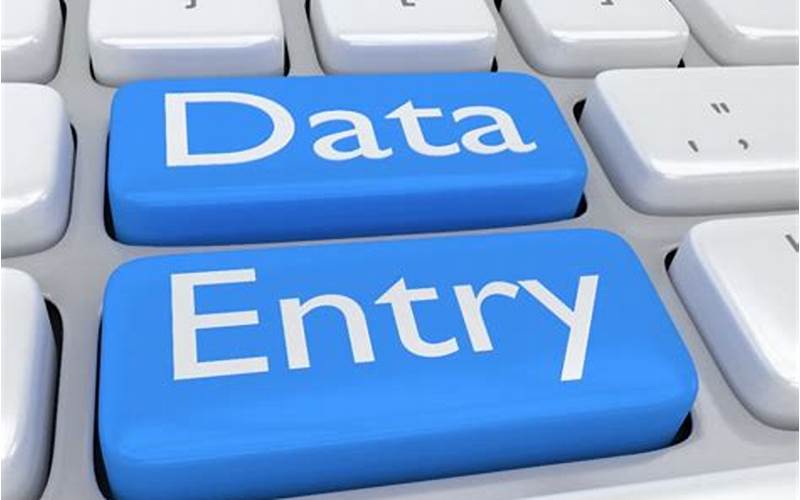 Elimination Of Manual Data Entry